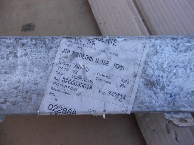 Refuerzo parachoques trasero para Renault Espace IV JK0