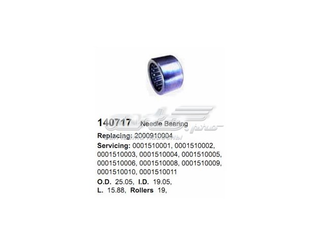 Comprar A0079814610 Mercedes Rodamiento de arranque