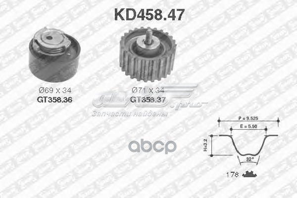 KD458.47 NTN kit correa de distribución