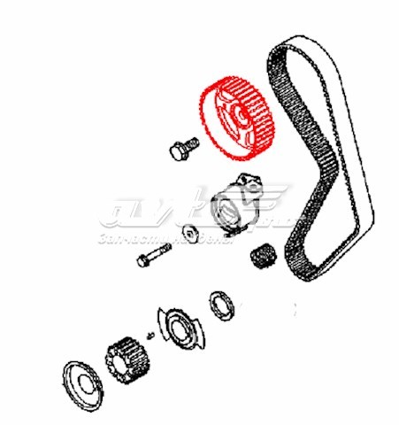 Engranaje árbol de levas para Mitsubishi Galant VIII EA