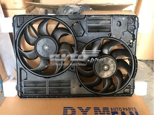 EJ7Z8C607G Market (OEM) difusor de radiador, ventilador de refrigeración, condensador del aire acondicionado, completo con motor y rodete