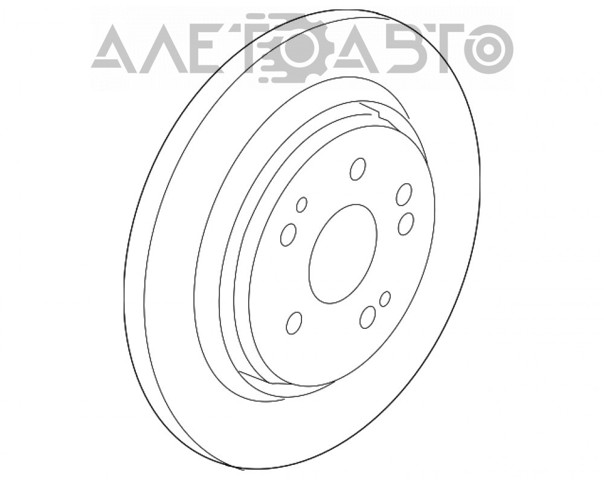 Disco de freno trasero 42510TZ3A51 Honda