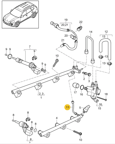 95811031400 Porsche