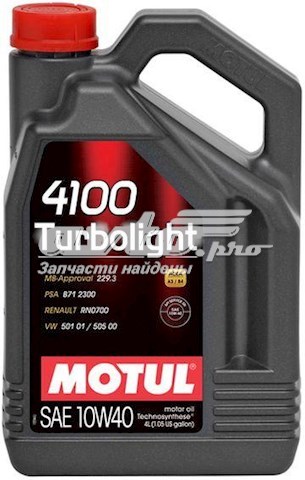 Aceite de motor 387622 Motul