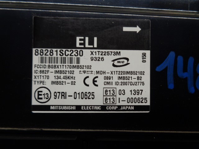 88281SC230 Subaru Módulo de confort