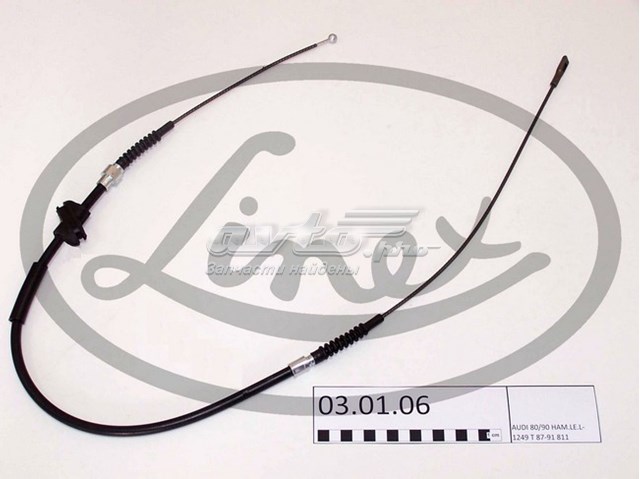 03.01.06 Linex cable de freno de mano trasero izquierdo