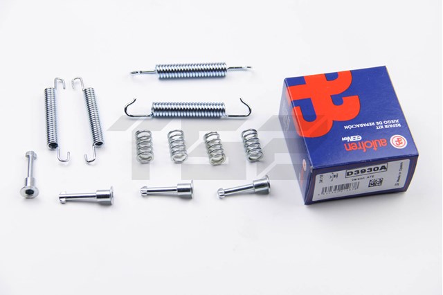 D3930A Autofren kit de montaje, zapatas de freno traseras