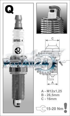 Bujias de encendido Brisk QR15LC1