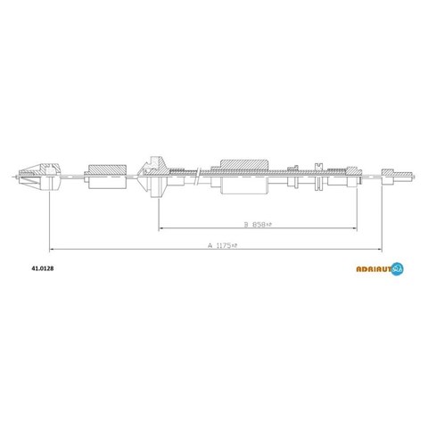 82907 Metalcaucho cable de embrague