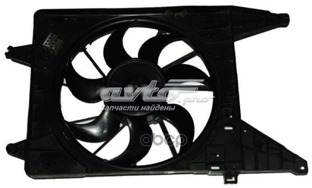 214815057R Renault (RVI) difusor de radiador, ventilador de refrigeración, condensador del aire acondicionado, completo con motor y rodete