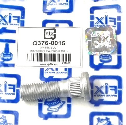 Espárrago de rueda trasera Q3760015 Q-fix