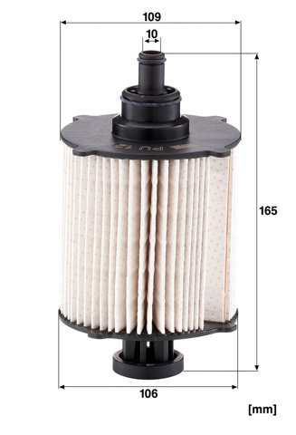 Filtro de combustible PU120031Z Mann-Filter