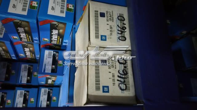 Pastillas de freno delanteras de disco GM 1605881