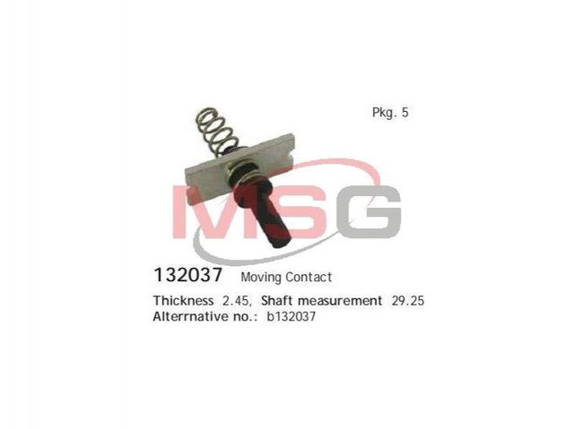 Kit de reparación del solenoide de arranque 132037 Cargo