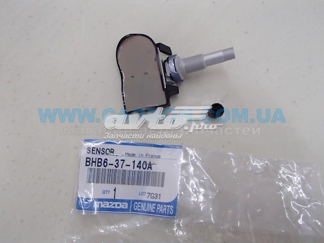 Sensor de presión de neumáticos BHB637140A Mazda