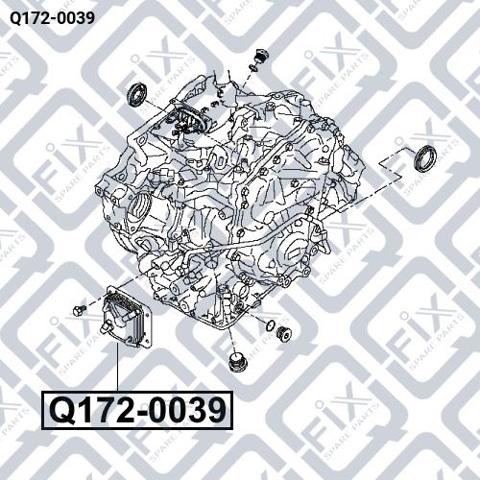 Radiador de refrigeración de la transmisión Q1720039 Q-fix