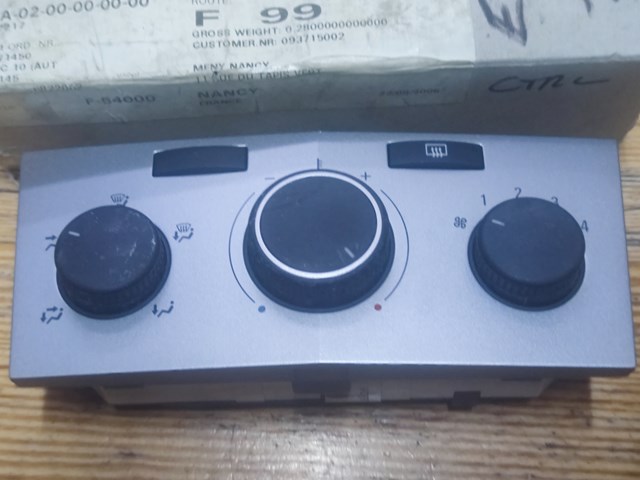 Unidad de control de la ventilación para Opel Astra H L69