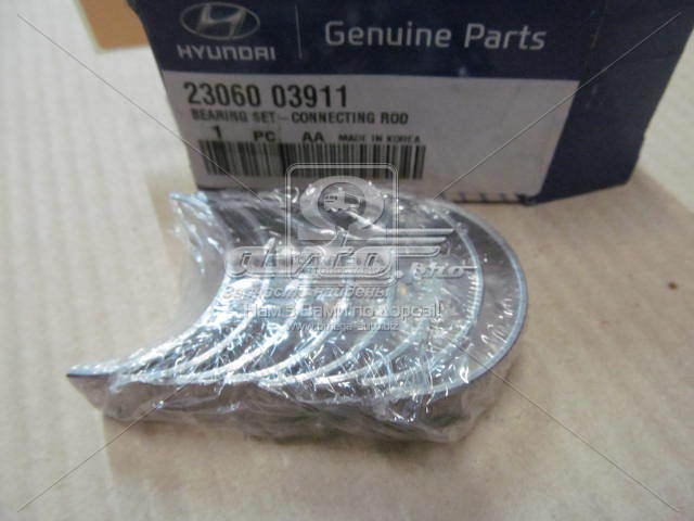 Cojinetes de biela, cota de reparación +0,25 mm para Hyundai I10 (PA)