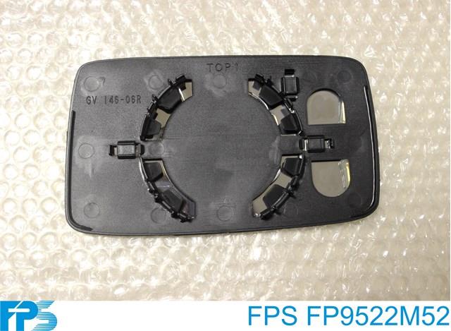 FP 9522 M52 FPS cristal de espejo retrovisor exterior derecho