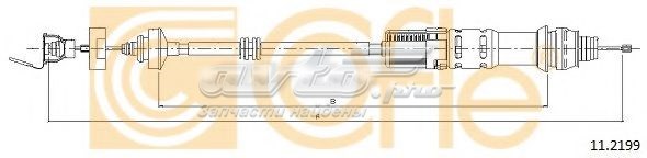 11.2199 Cofle cable de embrague