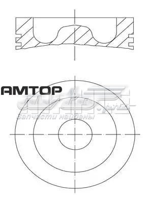 061PI00128000 Mahle Original Pistón para cilindro