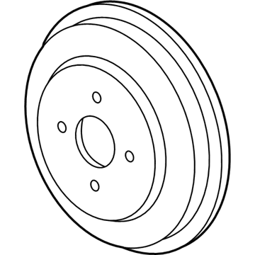 Freno de tambor trasero GM 95245601