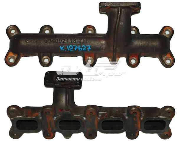 Sistema de escape del motor Fiat Ducato II