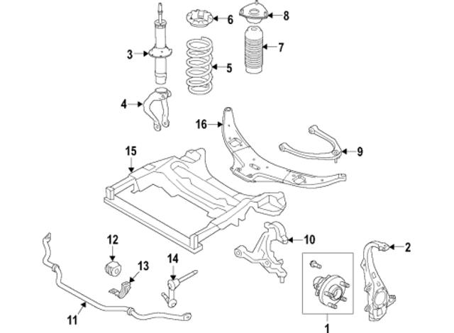 54618JK54A Nissan