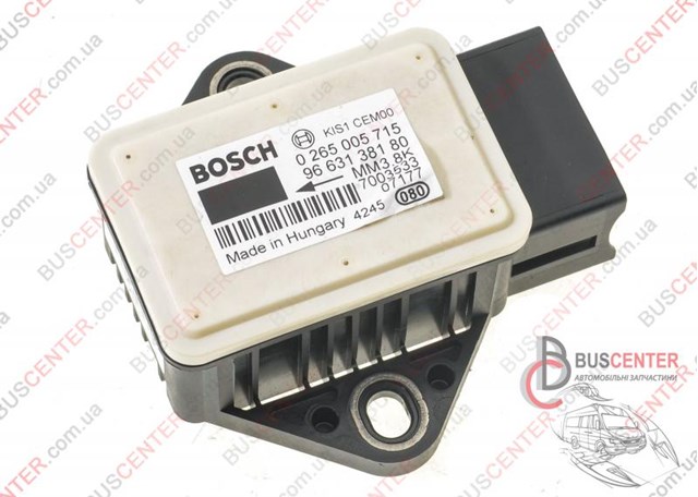 Sensor de aceleración lateral (ESP) Bosch 0265005715