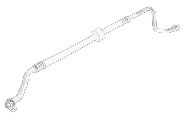 Comprar 924809912R Renault (RVI) Manguera de aire acondicionado, de deshidratador a compresor