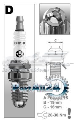 Comprar DX15LTC1 Brisk Bujía de encendido