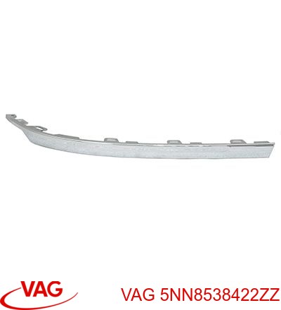 Comprar 5NN8538422ZZ VAG Protector, parachoques trasero derecho