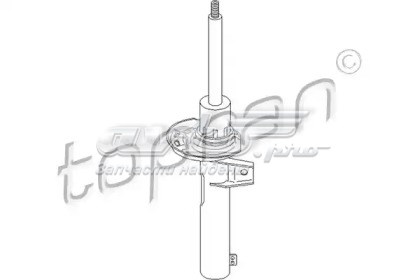 Amortiguador delantero HANS PRIES 110160