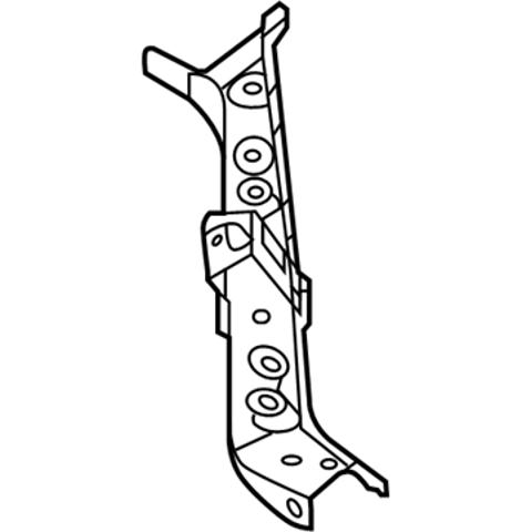 Comprar 625124CB0B Nissan/Infiniti Soporte superior derecho del radiador