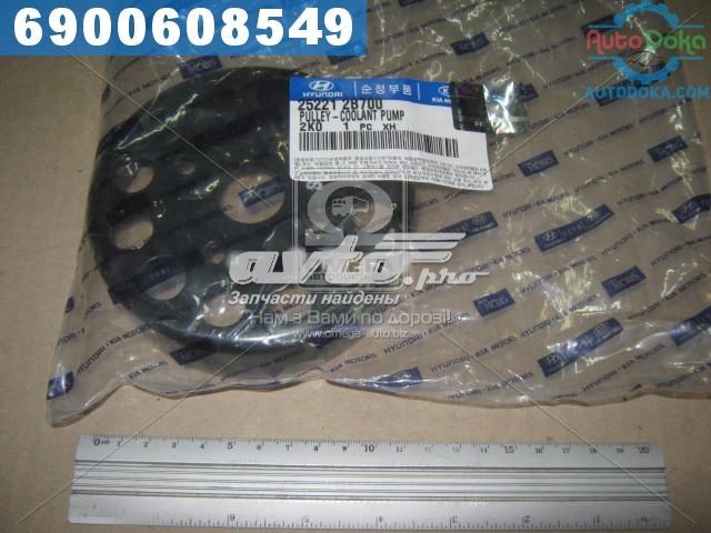 HYUNDAI 252212B700 polea, bomba de agua Hyundai Accent