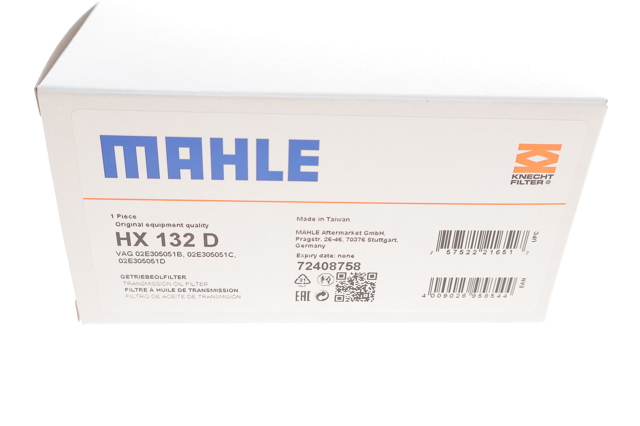 Filtro de transmisión automática HX132D Mahle Original