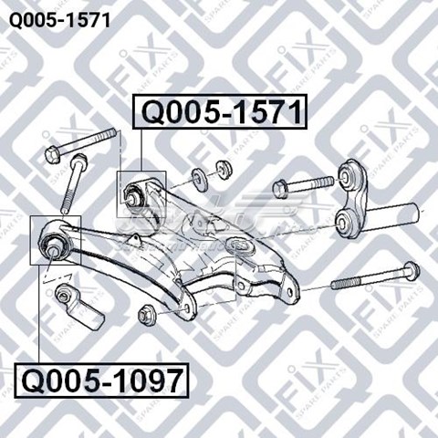 Buje del brazo inferior trasero Q-fix Q0051571 precio, desde 12,21 EUR
