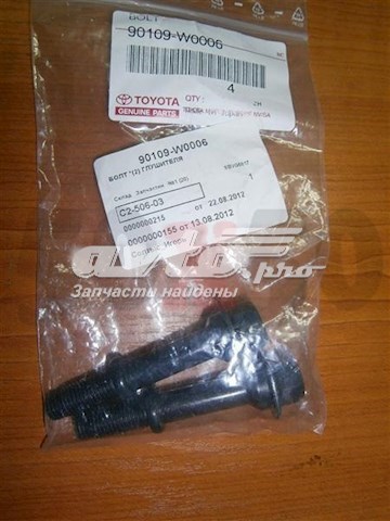 Perno de escape (silenciador) TOYOTA 90109W0006