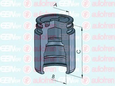 D025558 Autofren émbolo, pinza del freno trasera