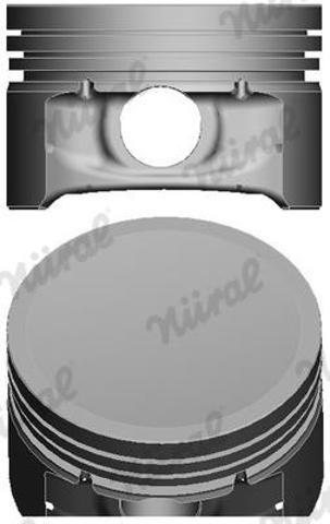 Pistón completo para 1 cilindro, segunda reparación (+0,50 mm) Nural 8745000700