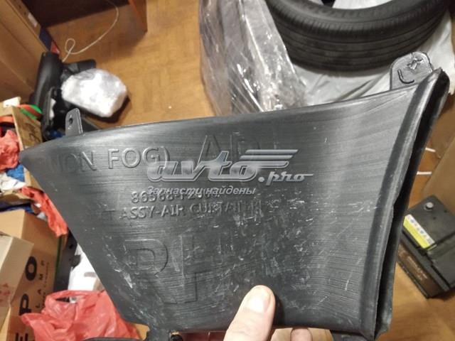 Deflector derecho del parachoques delantero 86568F2000 Hyundai/Kia