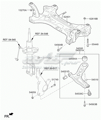 54501H8000 Hyundai/Kia