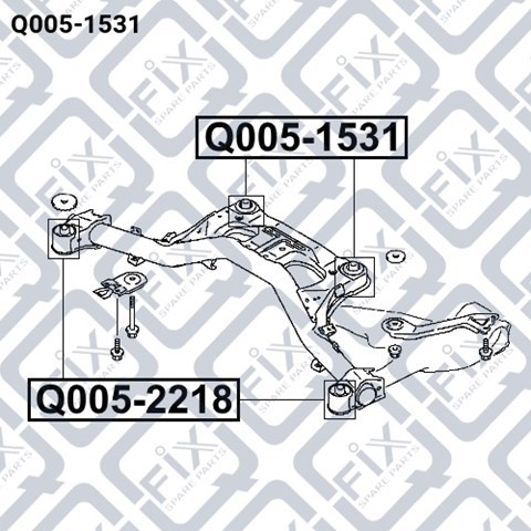 Comprar Q0051531 Q-fix Silentblock trasero