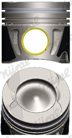 Pistón completo para 1 cilindro, segunda reparación (+0,50 mm) 8743340710 Nural