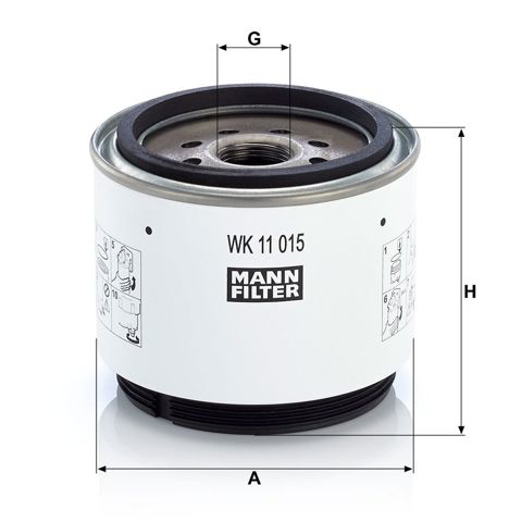 Comprar WK11015X Mann-Filter Filtro diesel