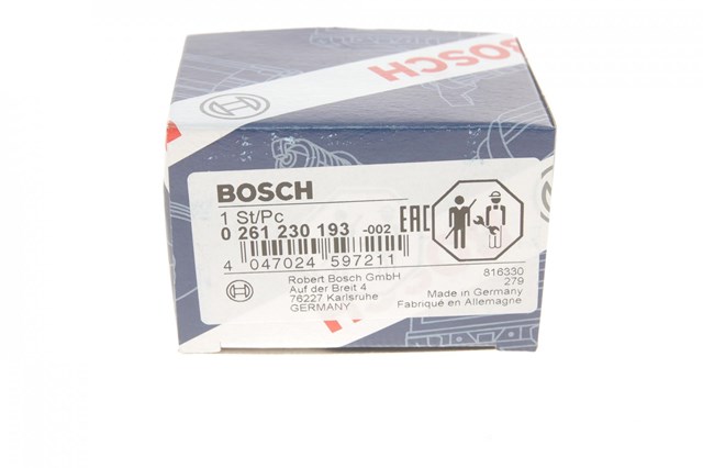 Sensor de presión de sobrealimentación 261230193 Bosch
