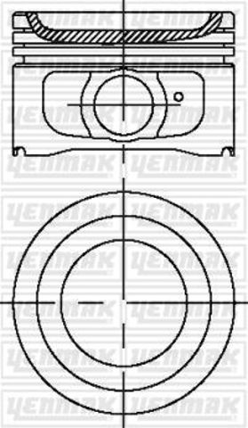 31-03889-000 Yenmak pistón completo para 1 cilindro, std