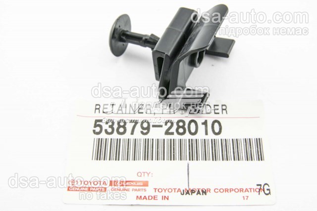 5387928010 Toyota soporte de parachoques delantero exterior