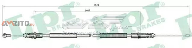 C1040B LPR cable de freno de mano trasero derecho/izquierdo