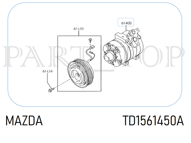 Compresor climatizador para Mazda CX-9 